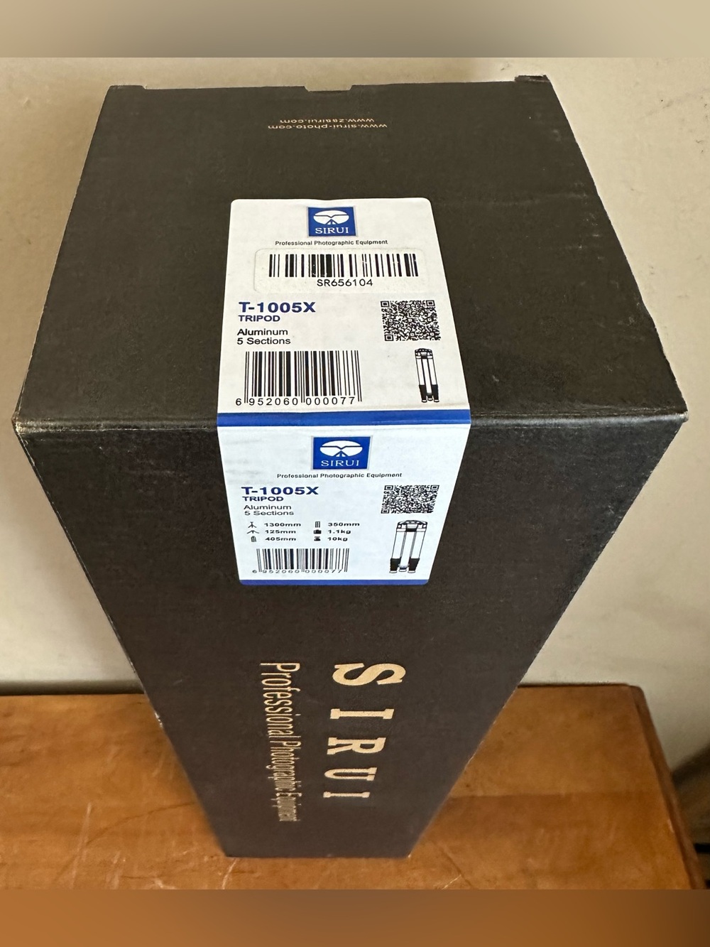 SIRUI T-1005X Professional Aluminum Photographic Travel Trípod Equipment